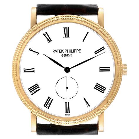 patek philippe calatrava 5119g 18kwg hand wind|Pre.